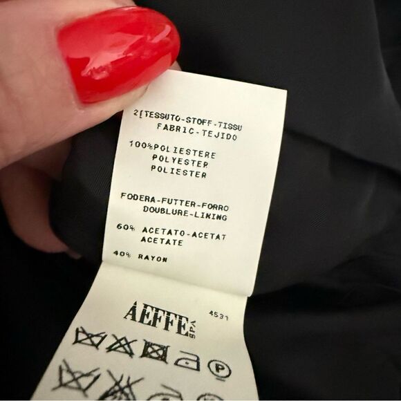 NWT Vintage 90s Moschino Cheap and Chic Black Cocktail Dress Size IT 44 US 10 - Picture 10 of 11